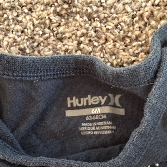 Hurley Baby Bot Blue and Teal Jogger Set Size 6 Months 100% cotton - Picture 2 of 3
